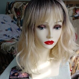 CYSTERWIGS AMBROSE HF Stylish Ombre Blonde Wig NIRVANA BLONDE